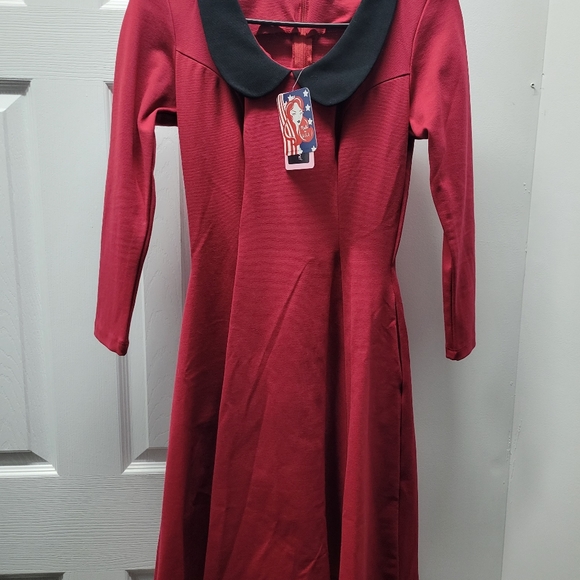 Pinup Couture sz small red and black dress - Picture 1 of 3